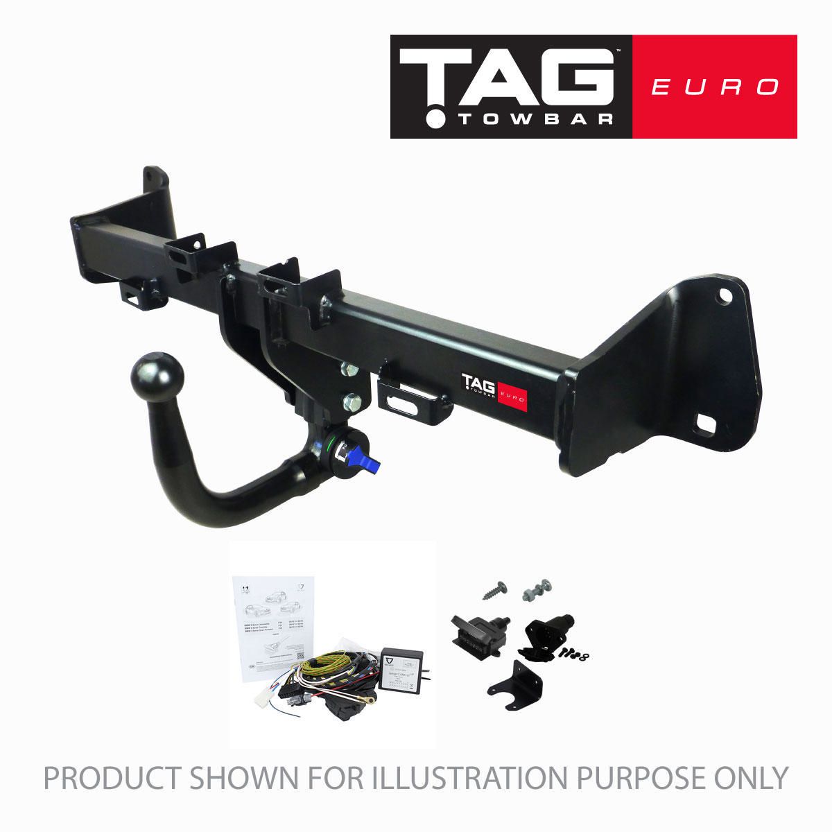 TAG Euro Towbar Complete Kit European 3500 kg K-TOW08085