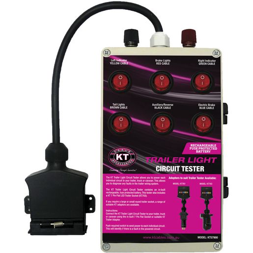 KT Cables Trailer Light Circuit Tester KT57900-KIT