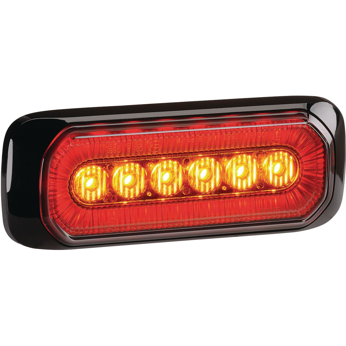Narva Halo LED Warning Light with Rear Marker Amber/Red 12-24V 85220AR