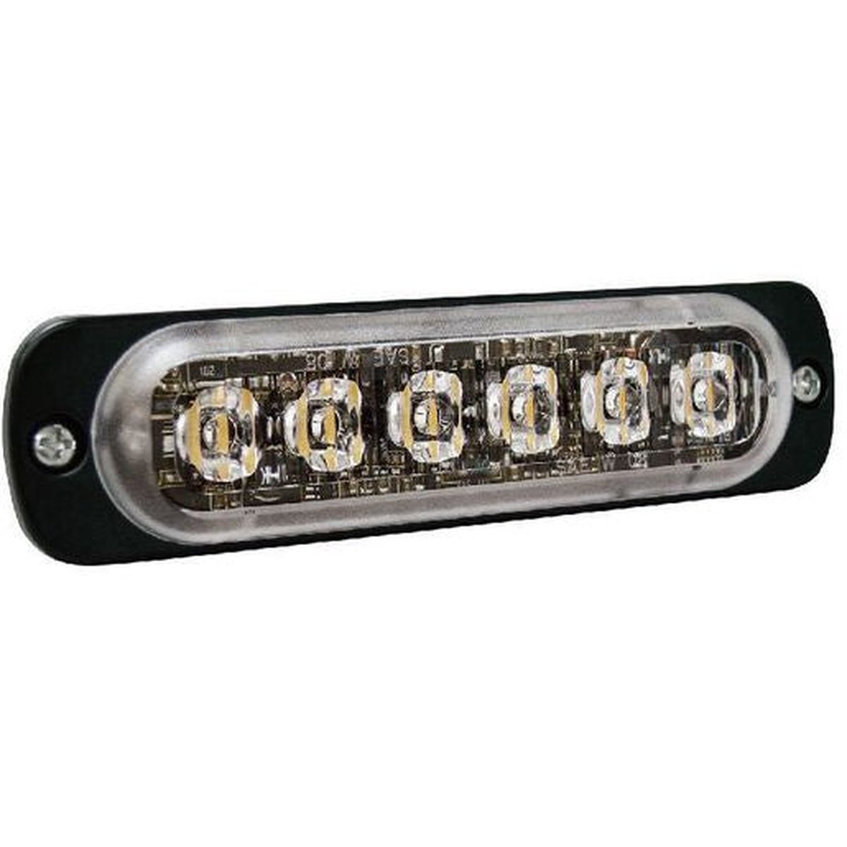 Narva Undercover Low Profile LED Warning Lamp with Flash Pattern Red 12-24V 6 x 1W 85215R