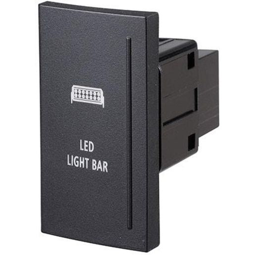 Narva Amarok Style Sealed Push Switch Off/On Spdt 12V Blue Led Illuminated Led Light Bar Symbol (Contacts Rated 3A @ 12V) 63350BL