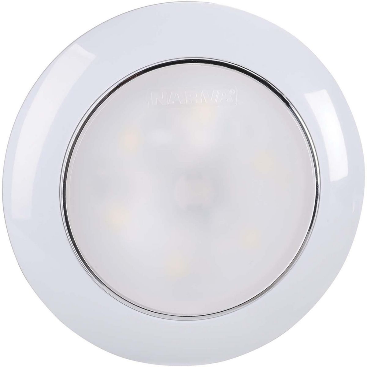 Narva Saturn Dual Colour Interior Lamp with Touch Switch Round White/Red 75mm 12V 5700K 87501WRBL