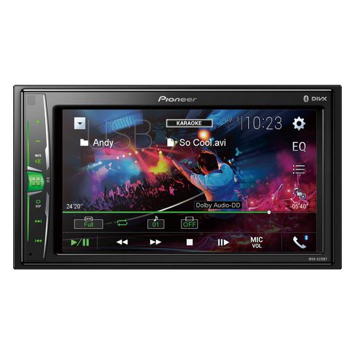 Pioneer MVH-A210BT 6.2" Touchscreen AM/FM/USB/AUX/Bluetooth Multimedia Player