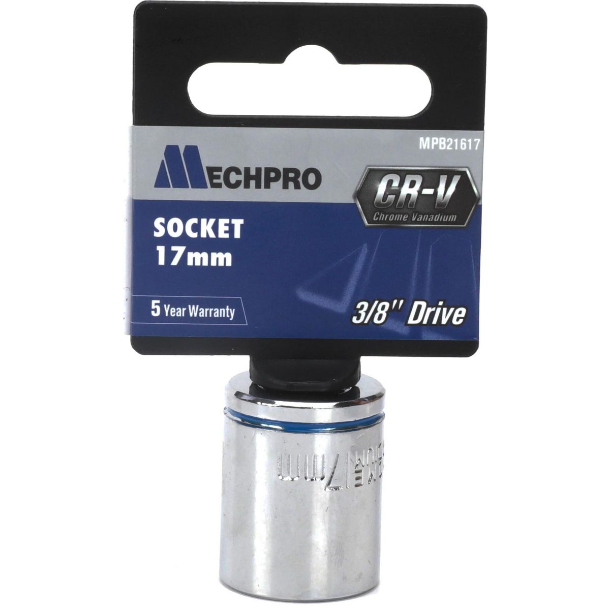 Mechpro Socket 17mm 3/8In Drive Metric