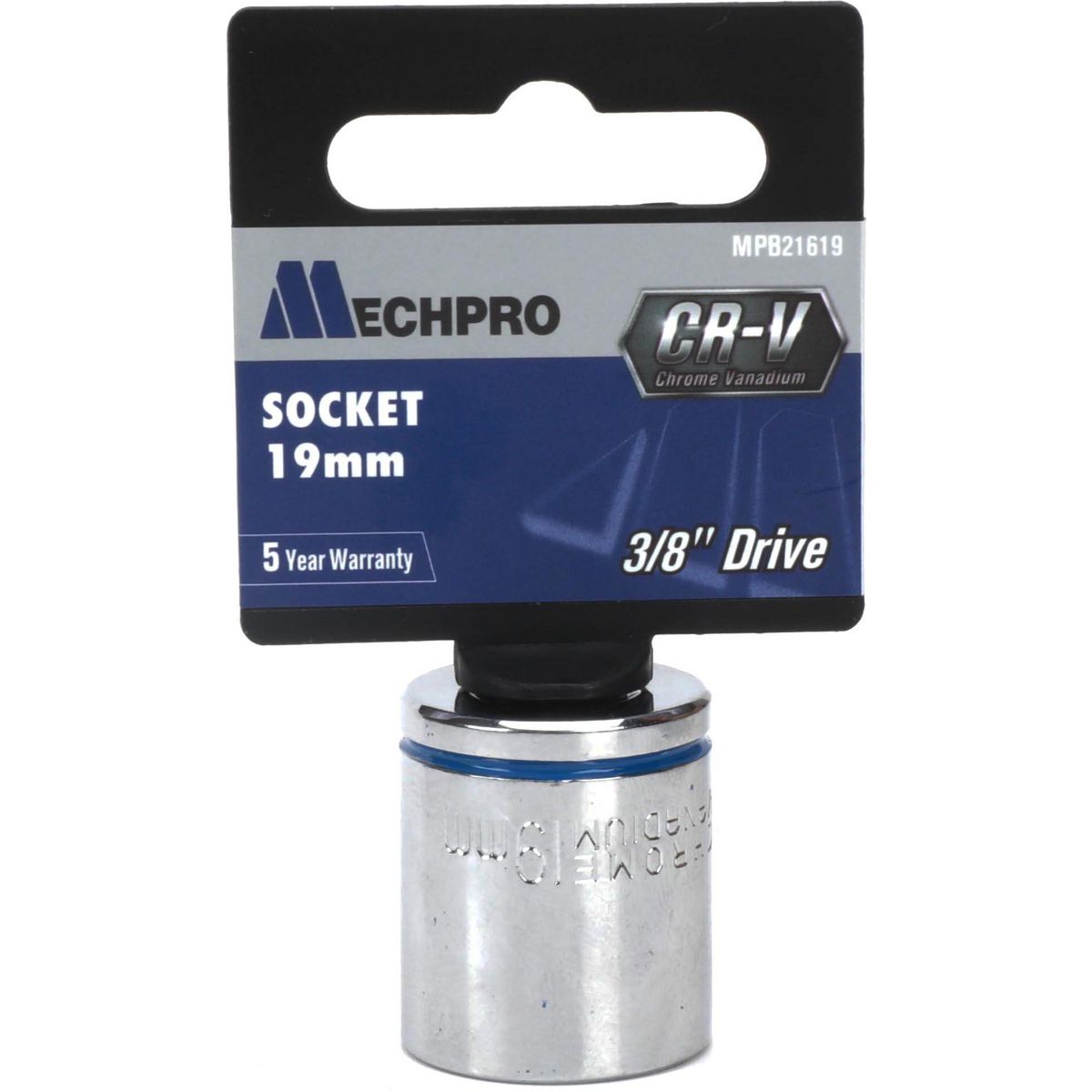 Mechpro Socket 19mm 3/8In Drive Metric