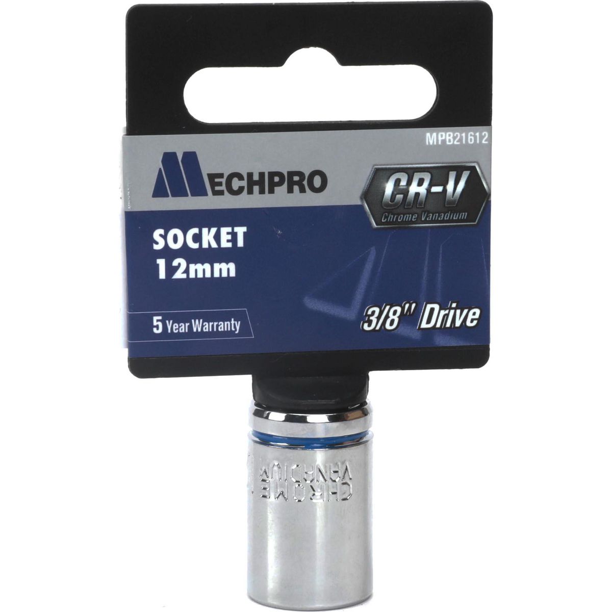 Mechpro Socket 12mm 3/8In Drive Metric
