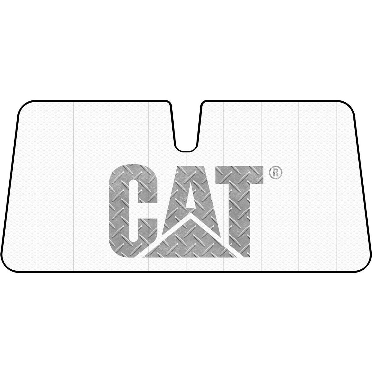 Caterpillar Checkerplate Car Sun Shade WSCATCHP