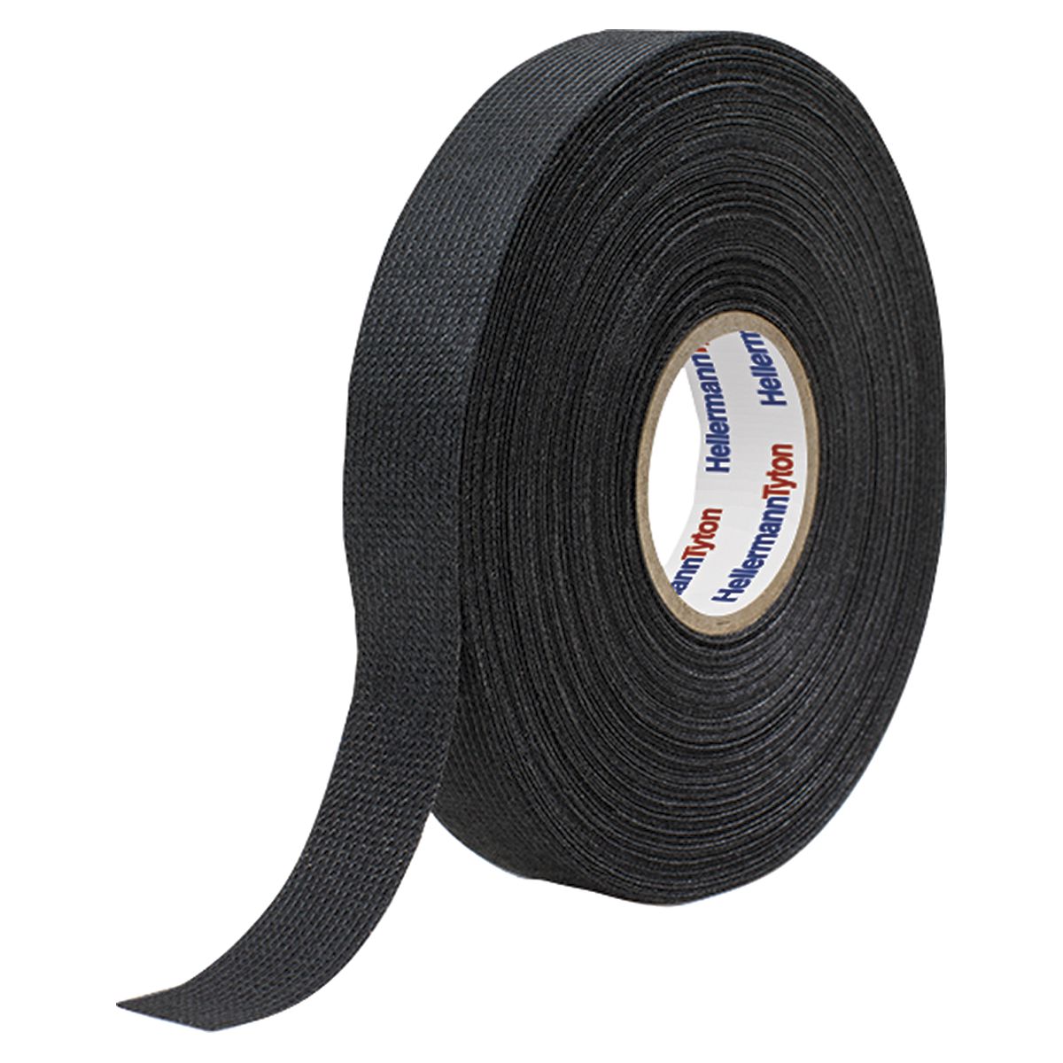 HellermannTyton Flexible Soft Polyester Fleece Harnessing Tape Black 19mmx25M PROTECT300