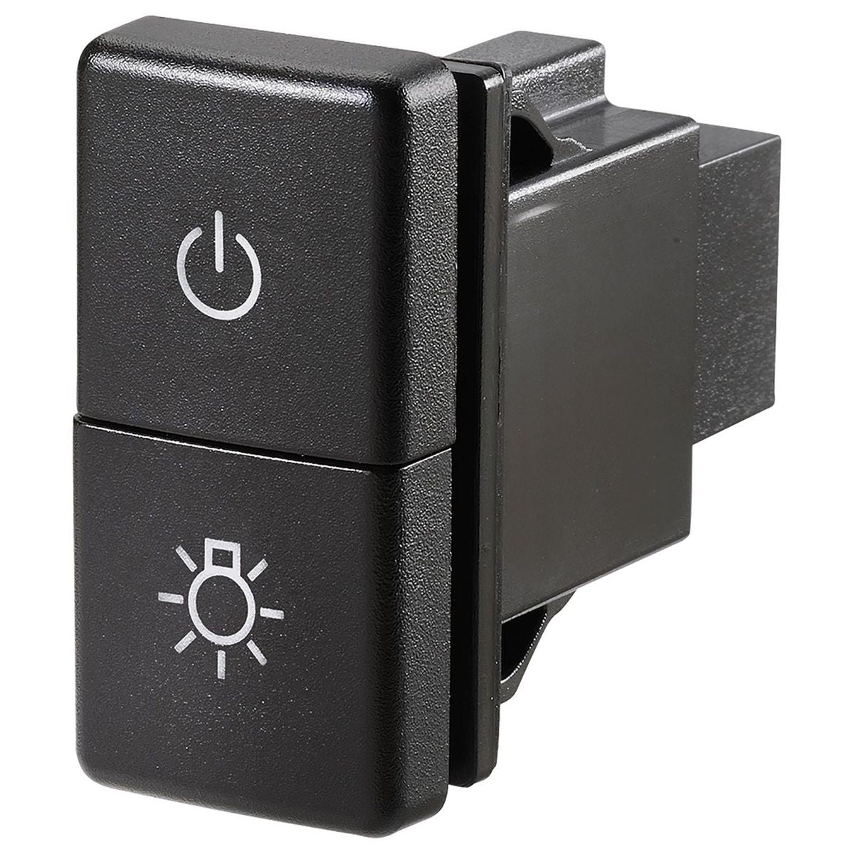 Narva Dual Push Button Switch On/Off Spdt Blue/Red LED (Contacts Rated 3A @ 12V) 63239BL