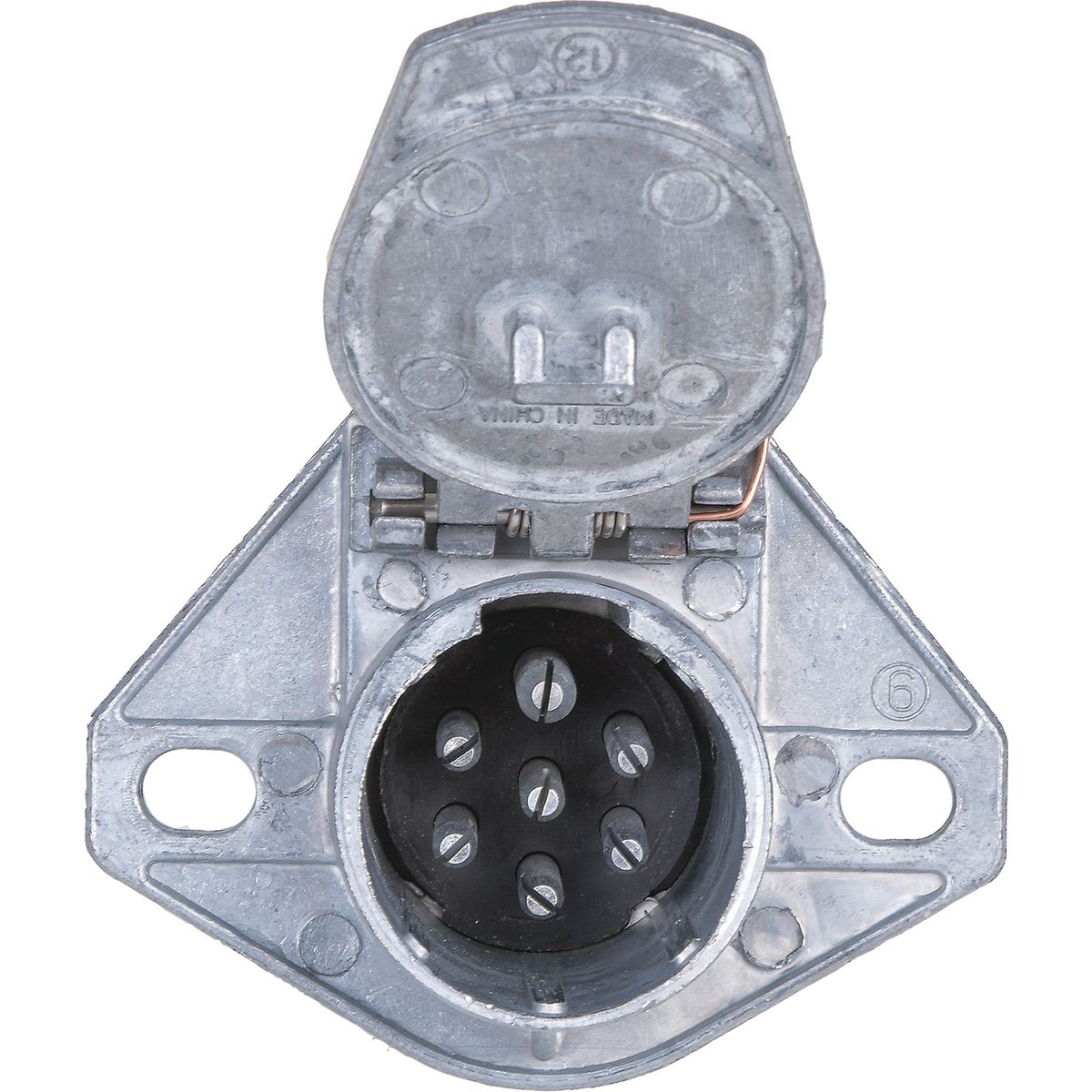 OEX Heavy Duty Die Cast Metal 7 Pin Trailer Socket ACX2809