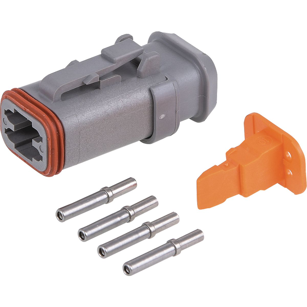 Deutsch Dt #16 - 4 Plug With Heat Shrink Adaptor Kit DT4S-E008KIT