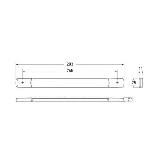 Hella 12V Led High Level Brake Lamp 5245