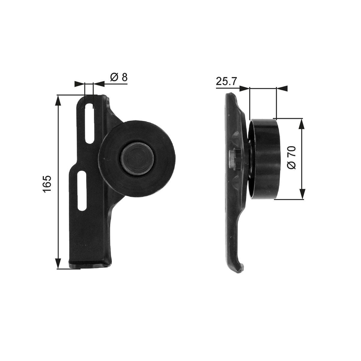 Gates Engine Idler Pulley 36035