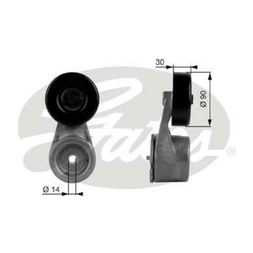 Gates Automatic Belt Tensioner 38108
