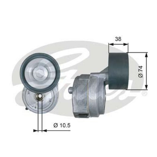 Gates HD Tensioner 38600