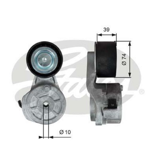 Gates HD Tensioner 38706