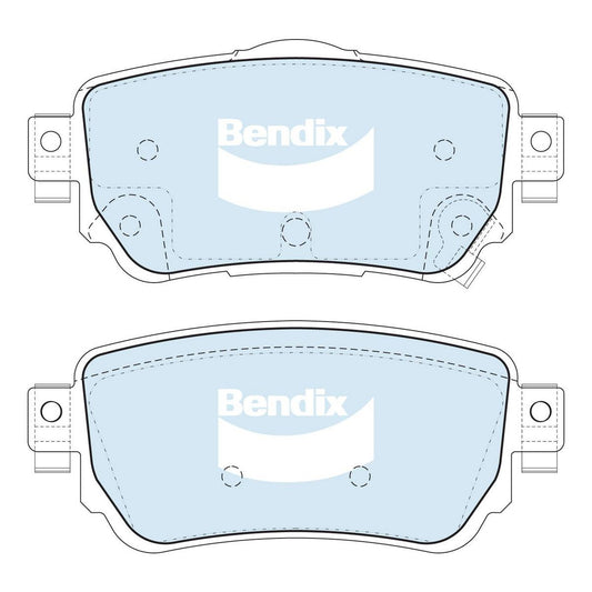 Bendix 4x4 Brake Pad Set Rear DB2357 -4WD