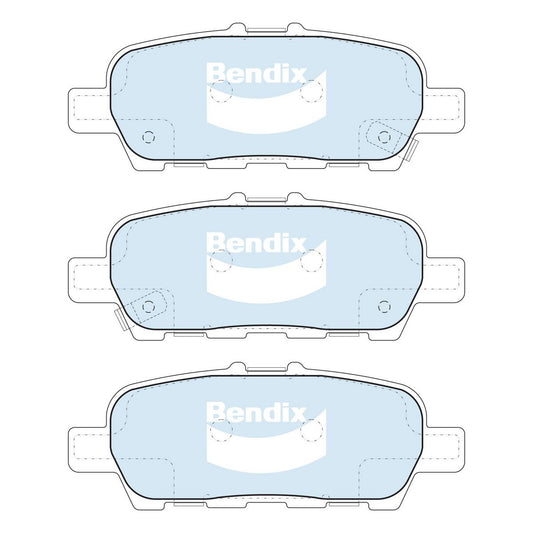 Bendix 4x4 Brake Pad Set Rear DB2340 -4WD
