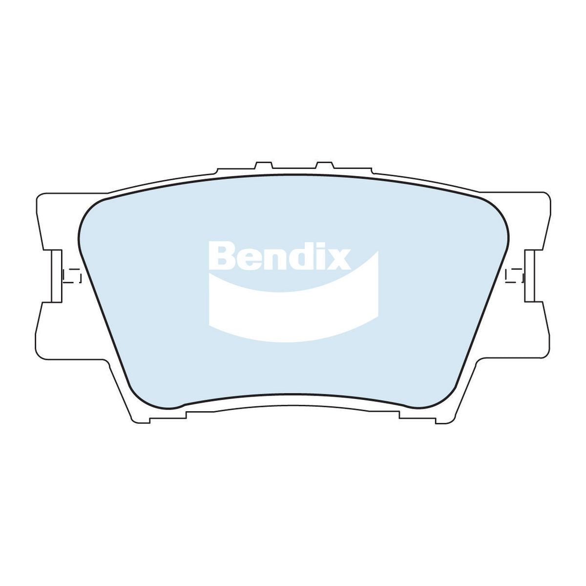 Bendix 4x4 Brake Pad Set Rear DB1832 -4WD