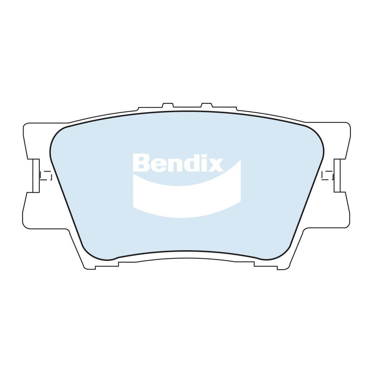 Bendix 4x4 Brake Pad Set Rear DB1832 -4WD