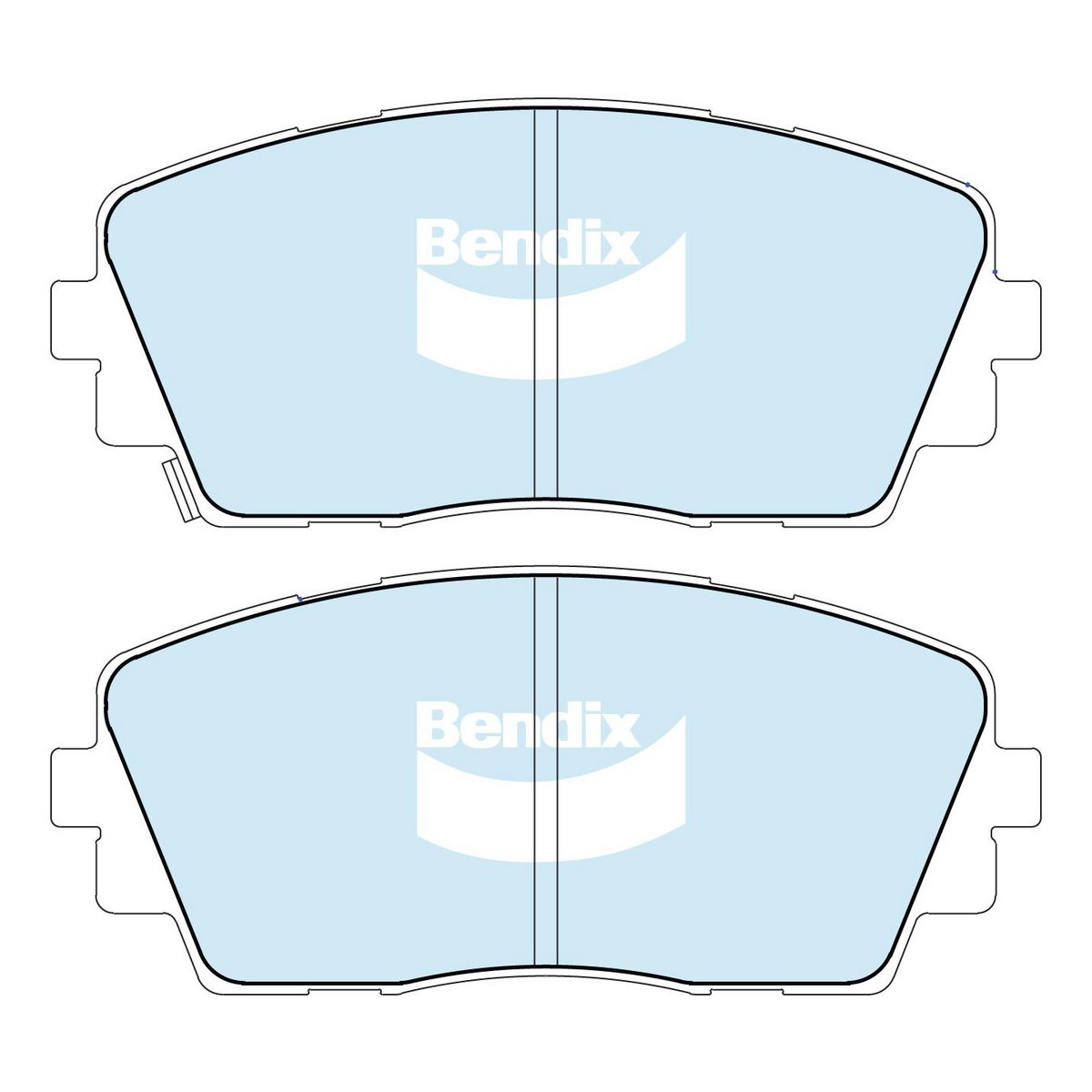 Bendix General CT Brake Pad Set DB2325 GCT