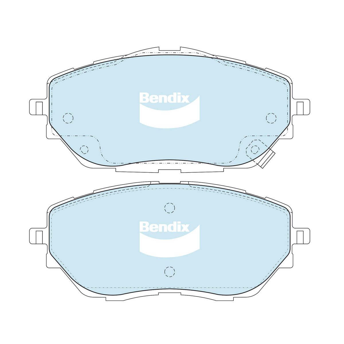 Bendix 4x4 Brake Pad Set DB2479 -4WD