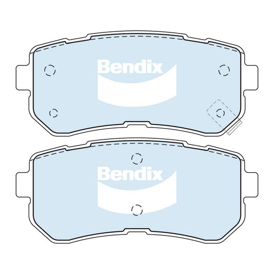 Bendix 4x4 Brake Pad Set Rear DB1943 -4WD