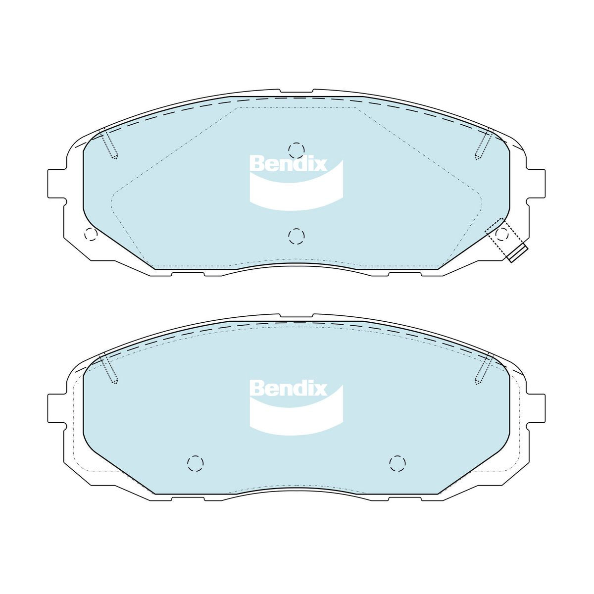 Bendix Heavy Duty Brake Pad Set DB2454 HD