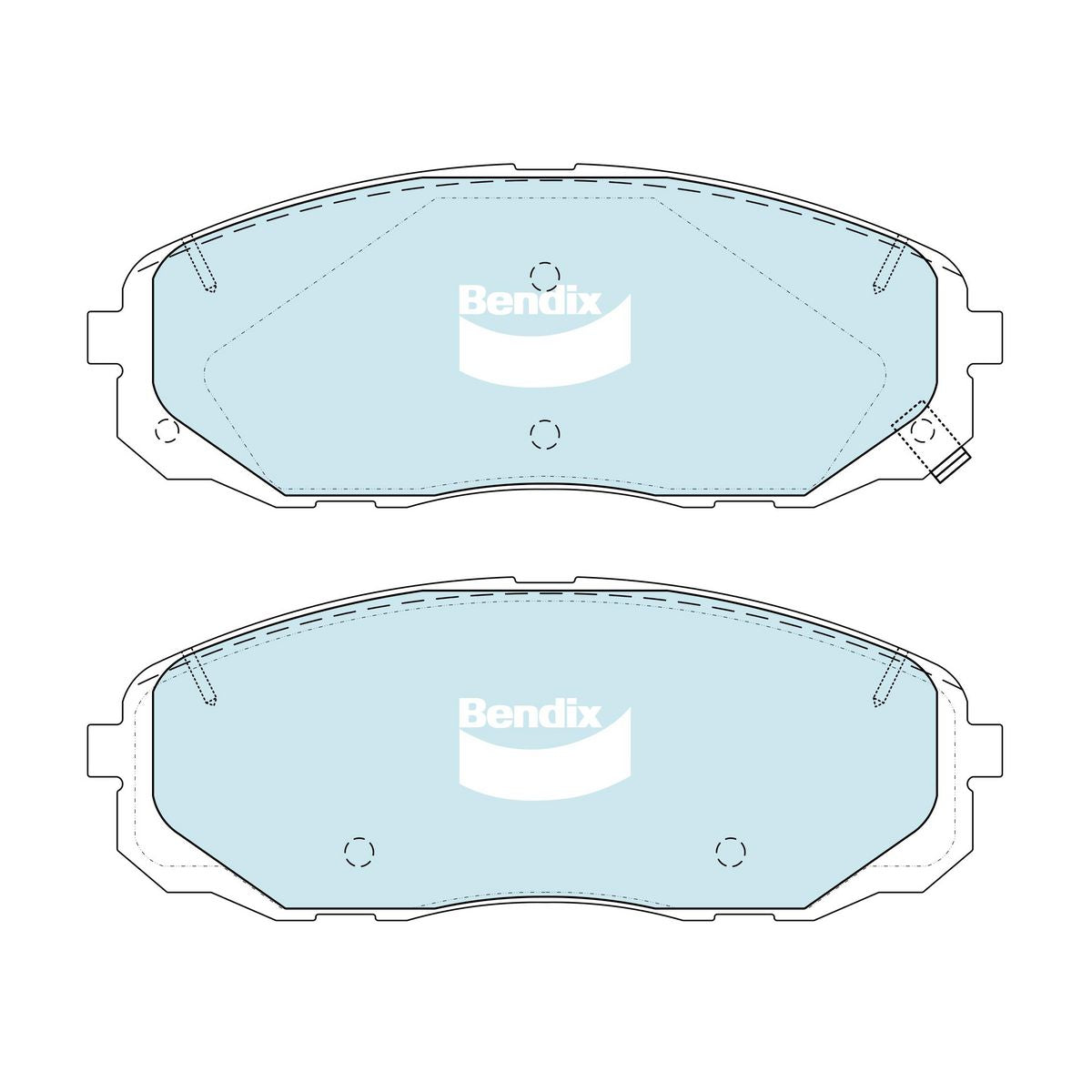 Bendix Heavy Duty Brake Pad Set DB2454 HD
