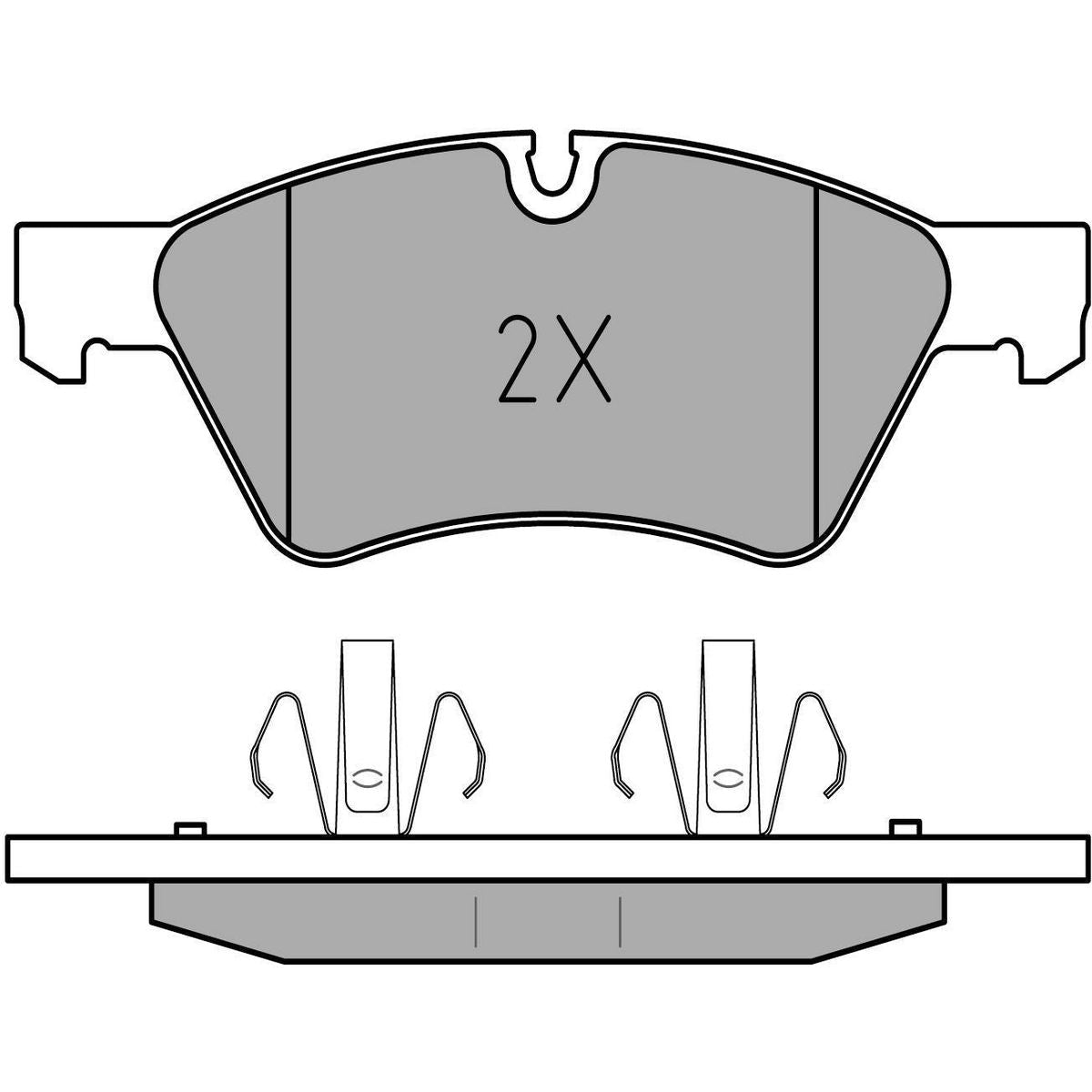 MEYLE Original Brake Pad Set Front 025 239 2221