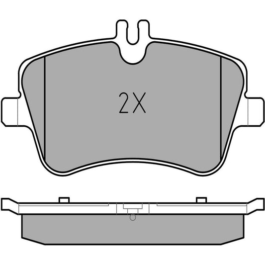 MEYLE Original Brake Pad Set Front 025 231 4419