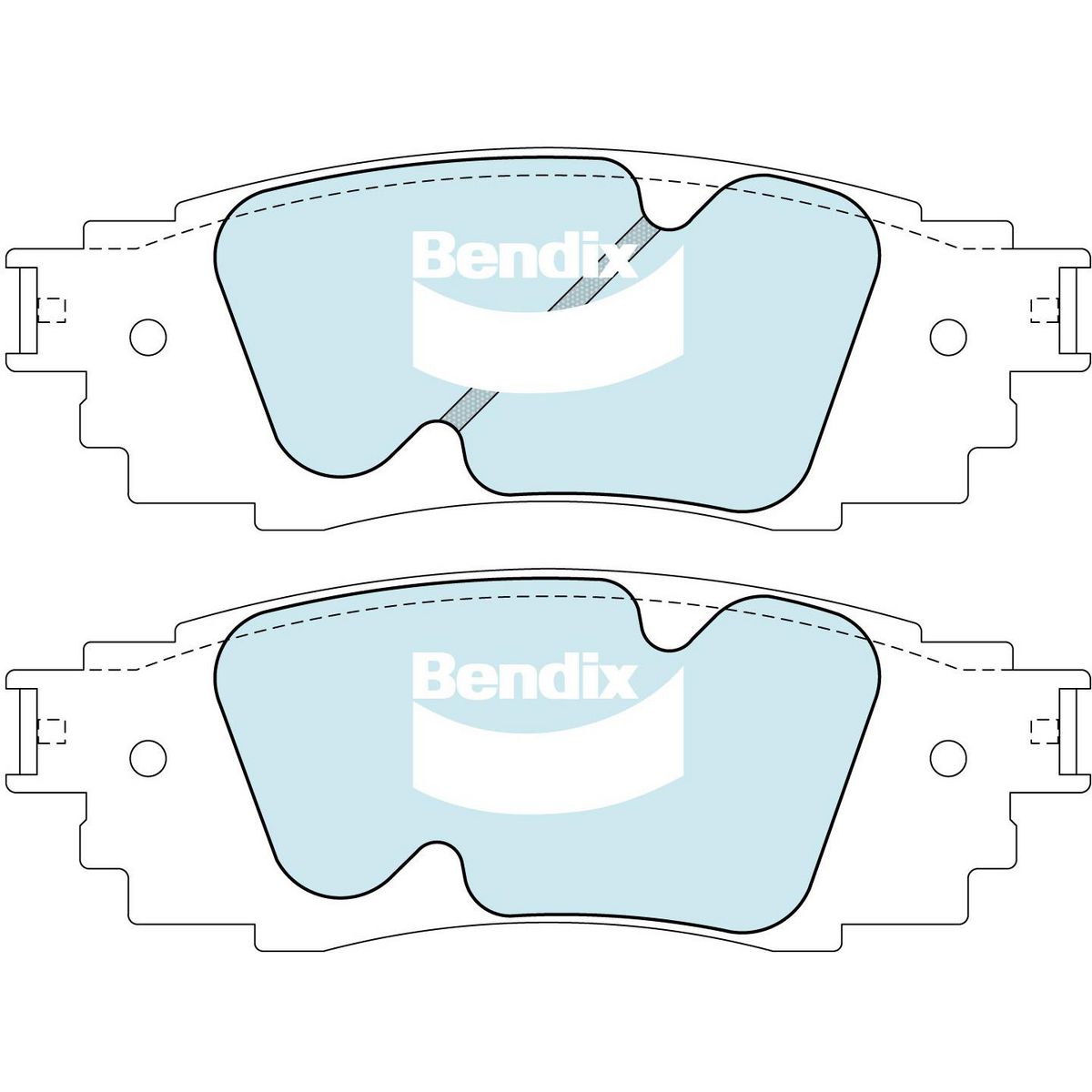 Bendix 4x4 Brake Pad Set DB2426 -4WD