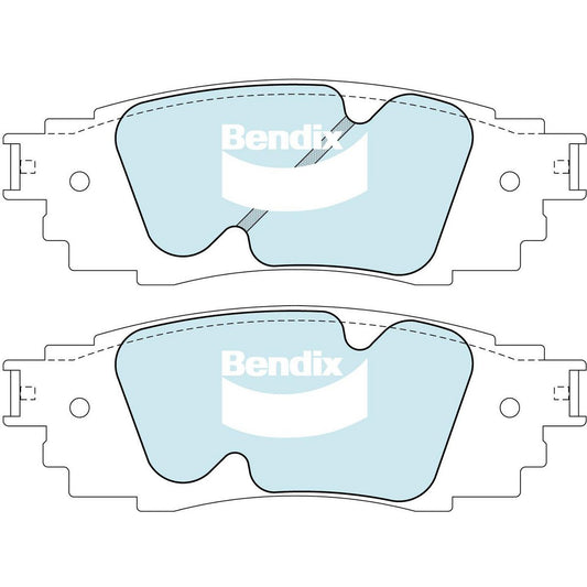 Bendix 4x4 Brake Pad Set DB2426 -4WD