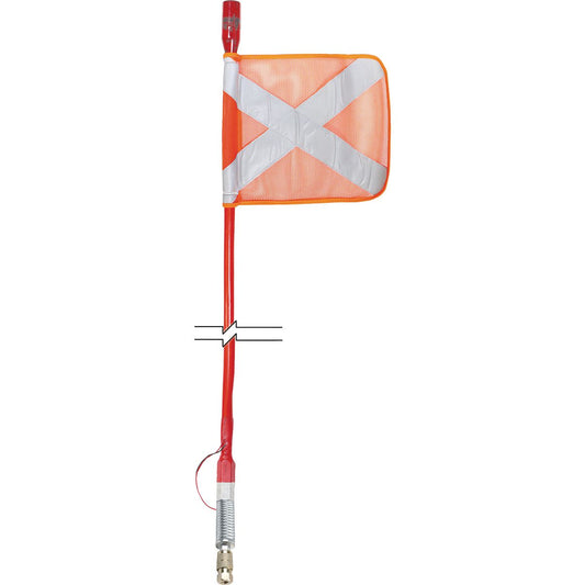 OEX Safety Flag W/LED Light 1.8M LIX60018S