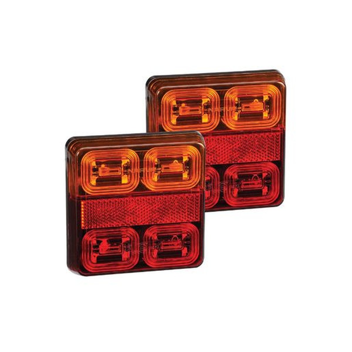 Narva LED Model 35 Lamp Square 12V Blister Twin Pack 93530BL2