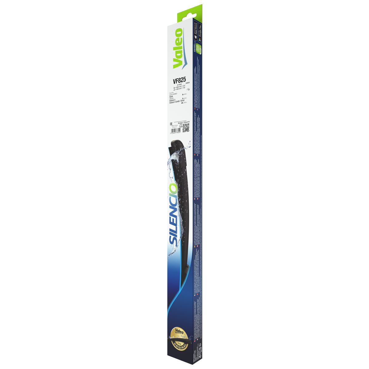 Valeo Silencio Wiper Blade Set Front VF825 577825