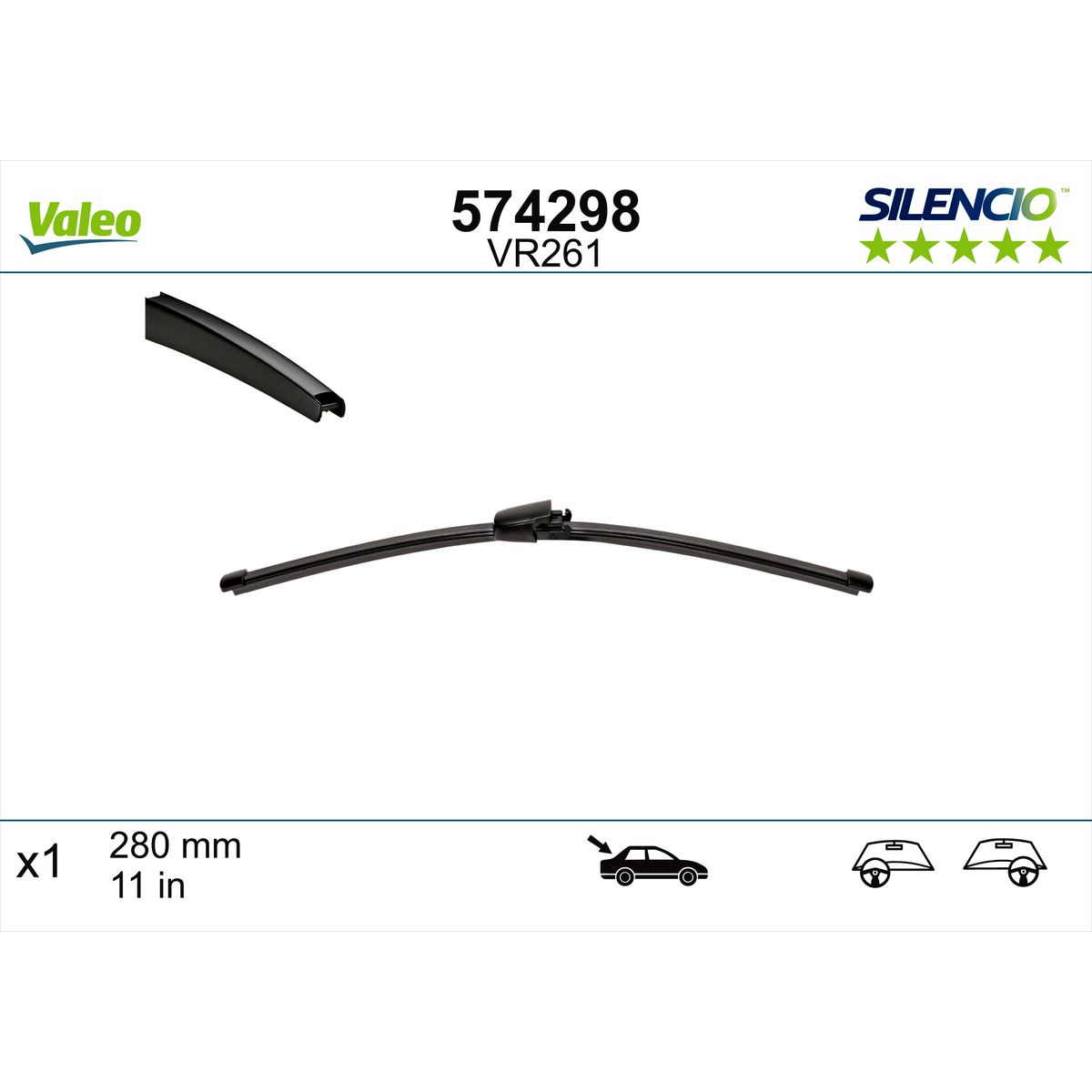 Valeo Wiper Blade  574298