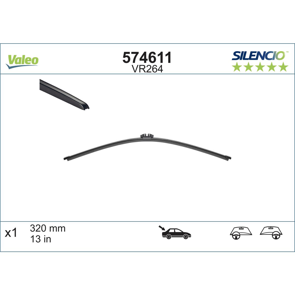 Valeo Wiper Blade  574611