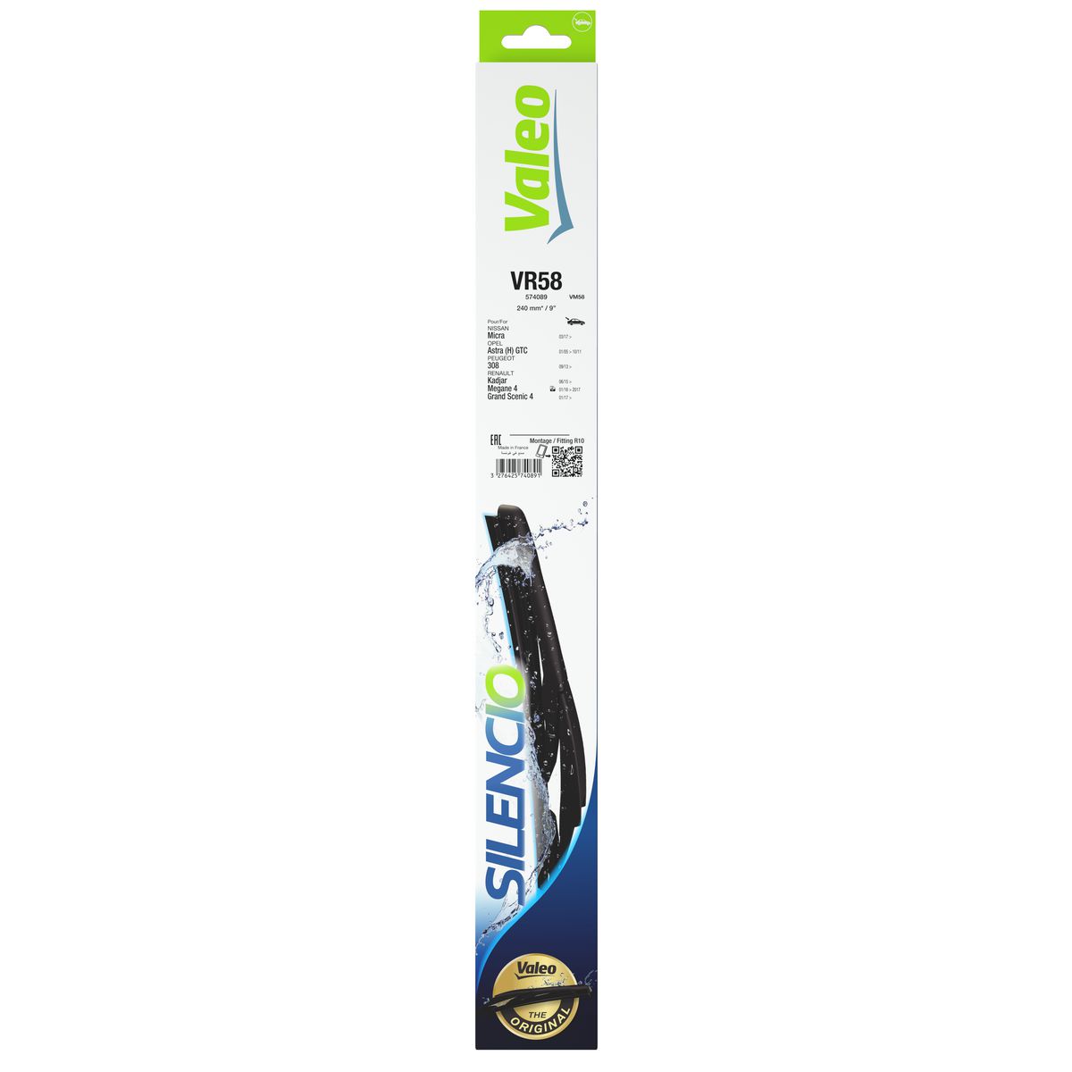 Valeo Silencio Wiper Blade Rear VR58 574089