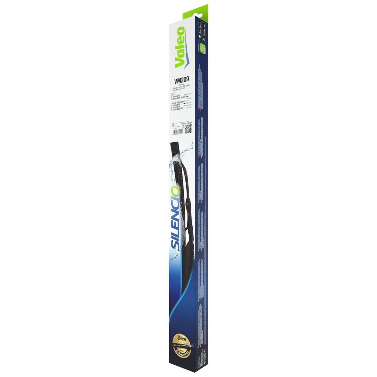 Valeo Silencio Wiper Blade Set Front VF209 574254