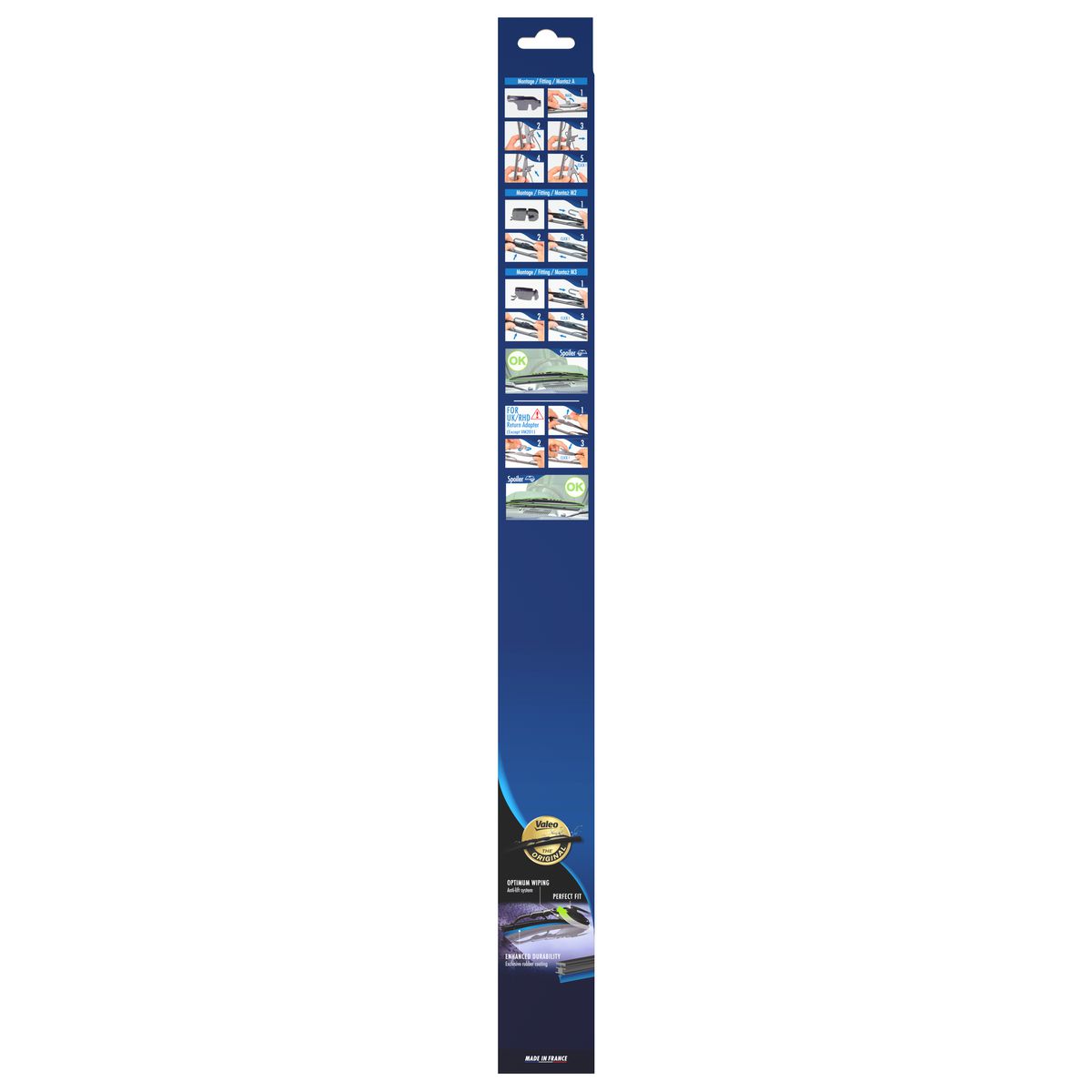Valeo Silencio Wiper Blade Set Front VF209 574254