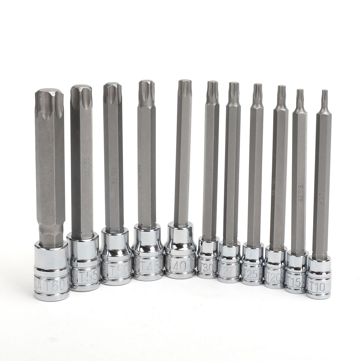 Mechpro Socket Rail Torx Key Extra Long Set 11pc