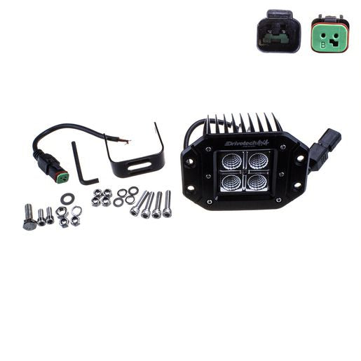 Drivetech 4X4 12W LED Work Floodlight ET-12W-SQA2