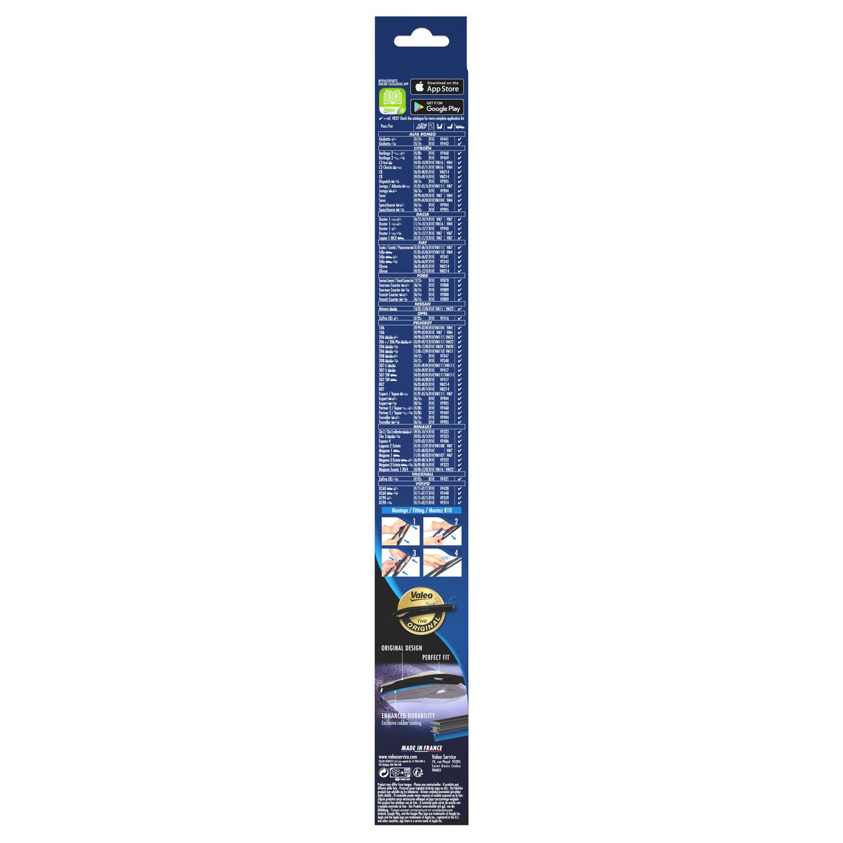 Valeo Silencio Wiper Blade Rear 350mm VR27