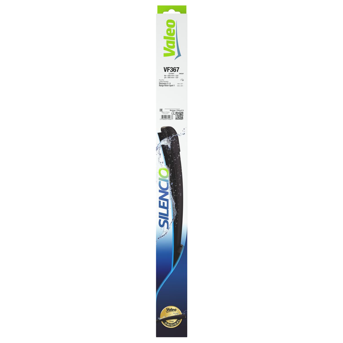 Valeo Silencio Wiper Blade Set Front VF367 574467