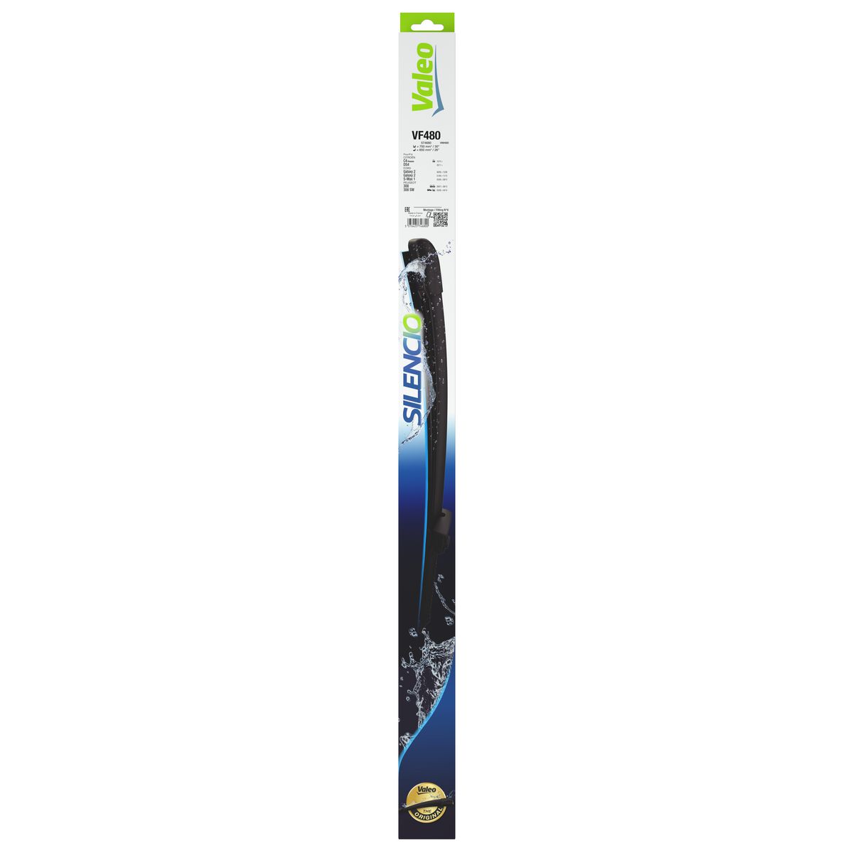 Valeo Silencio Wiper Blade Set Front VF480 574680