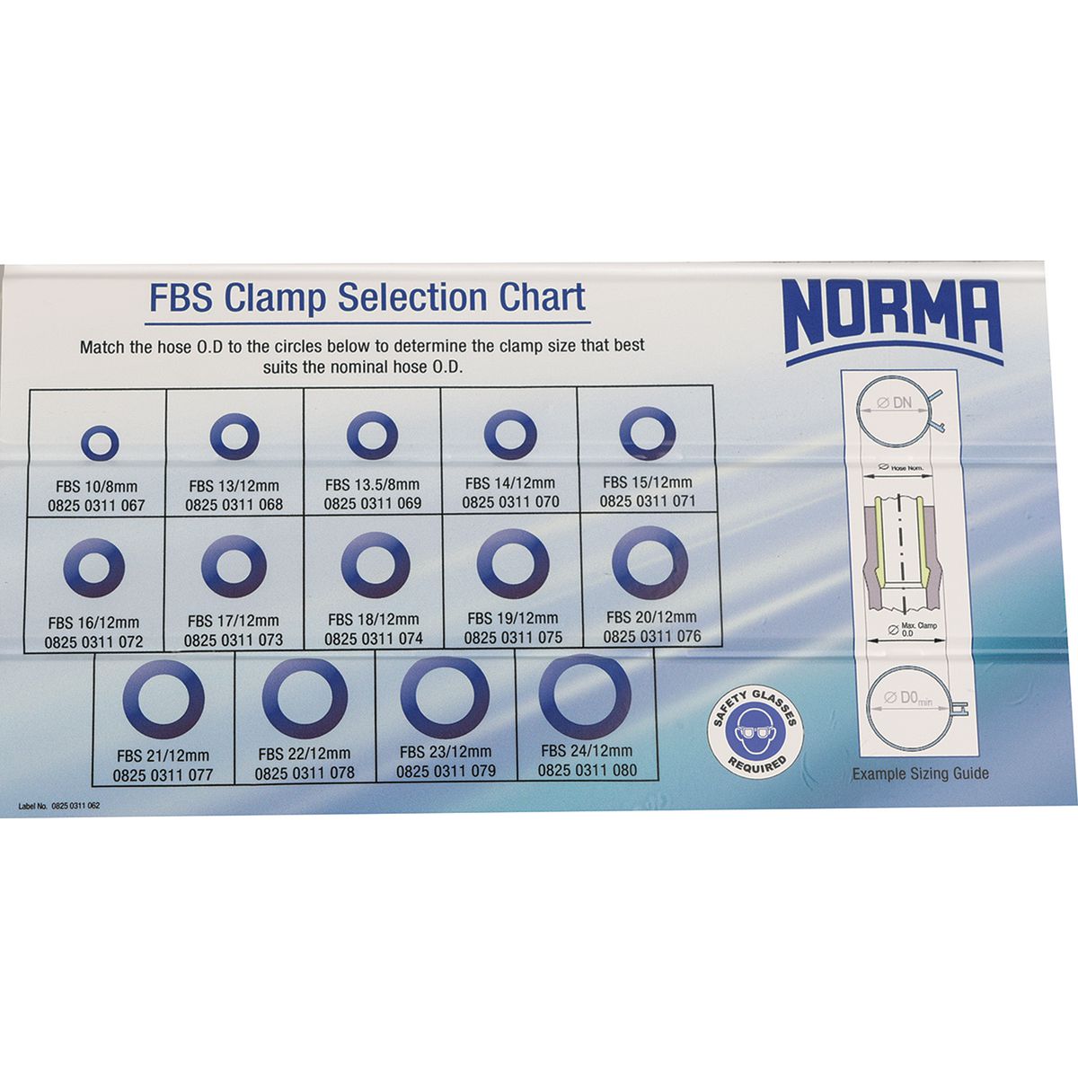 Norma Fbs Springband 105 Piece Grab Kit Pliers Included FBS105GK