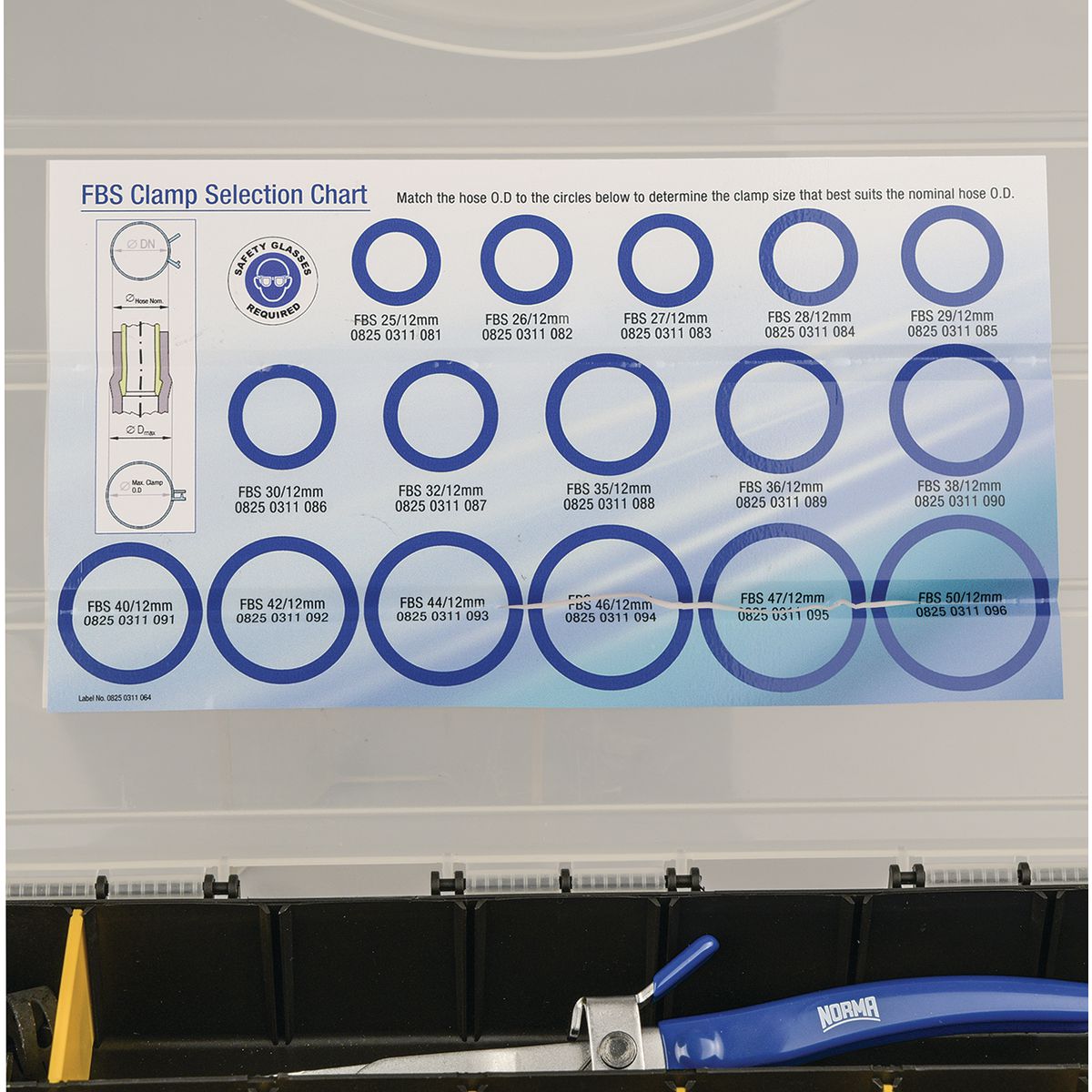 Norma Fbs Springband 80 Piece Grab Kit Pliers Included FBS80GK