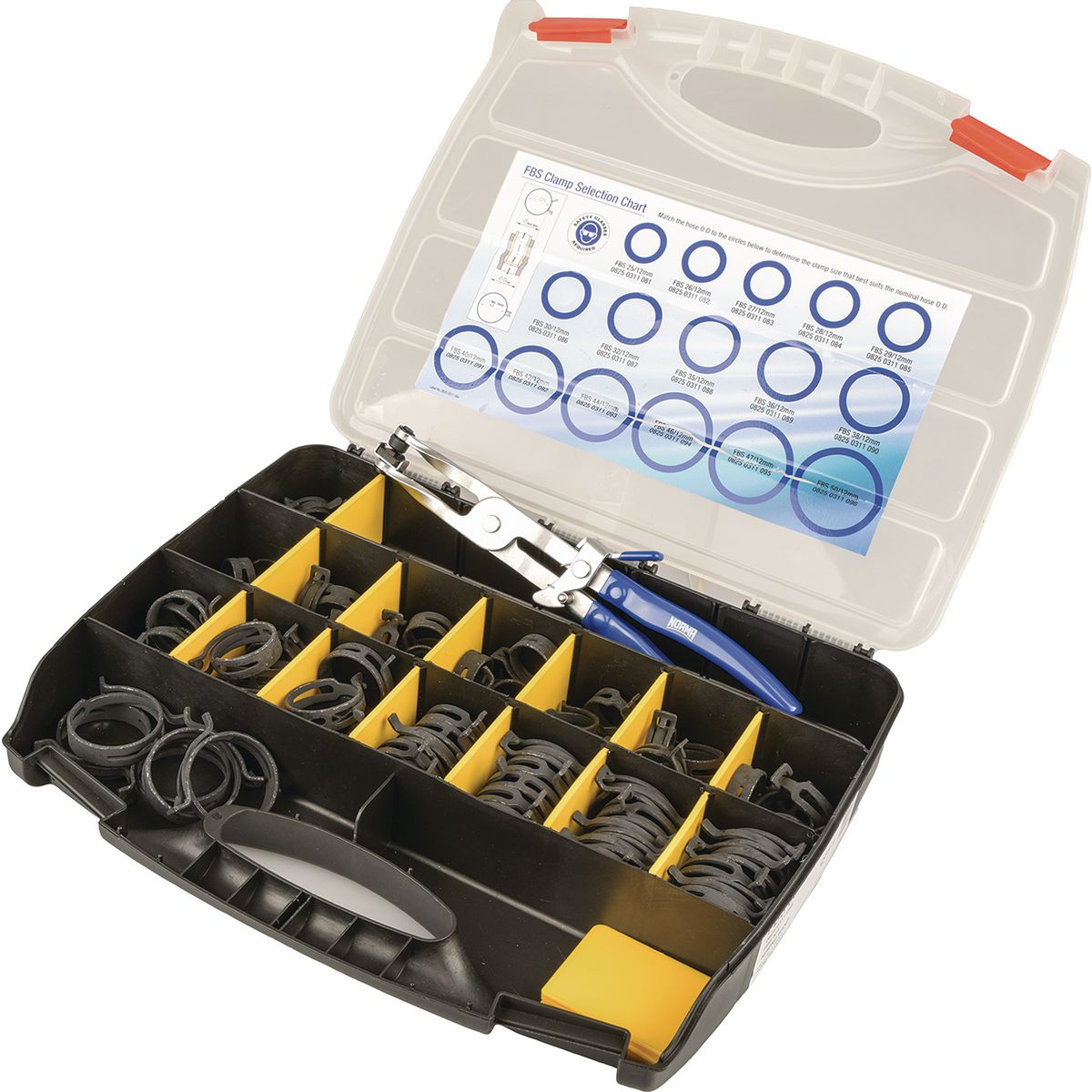Norma Fbs Springband 80 Piece Grab Kit Pliers Included FBS80GK