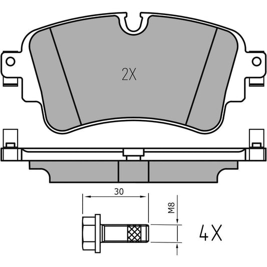 MEYLE PD Brake Pad Set Rear 025 223 0817/PD